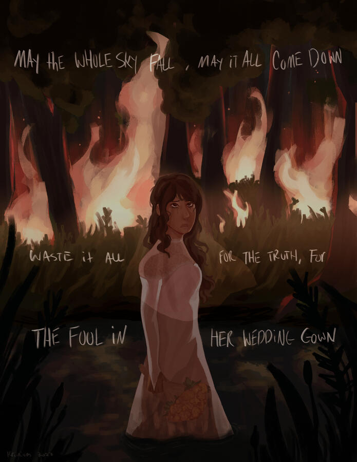 The Fool In Her Wedding Gown (fanart) - 2023